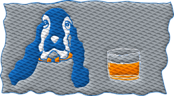 Scotch Dog Embroidered