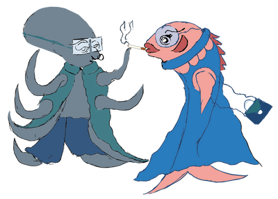 Octo and Fishy