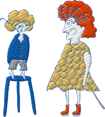 Grandma Embroidered
