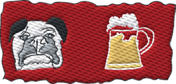 Bark and Brew Embroidered