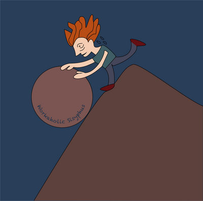 workaholic Sisyphus