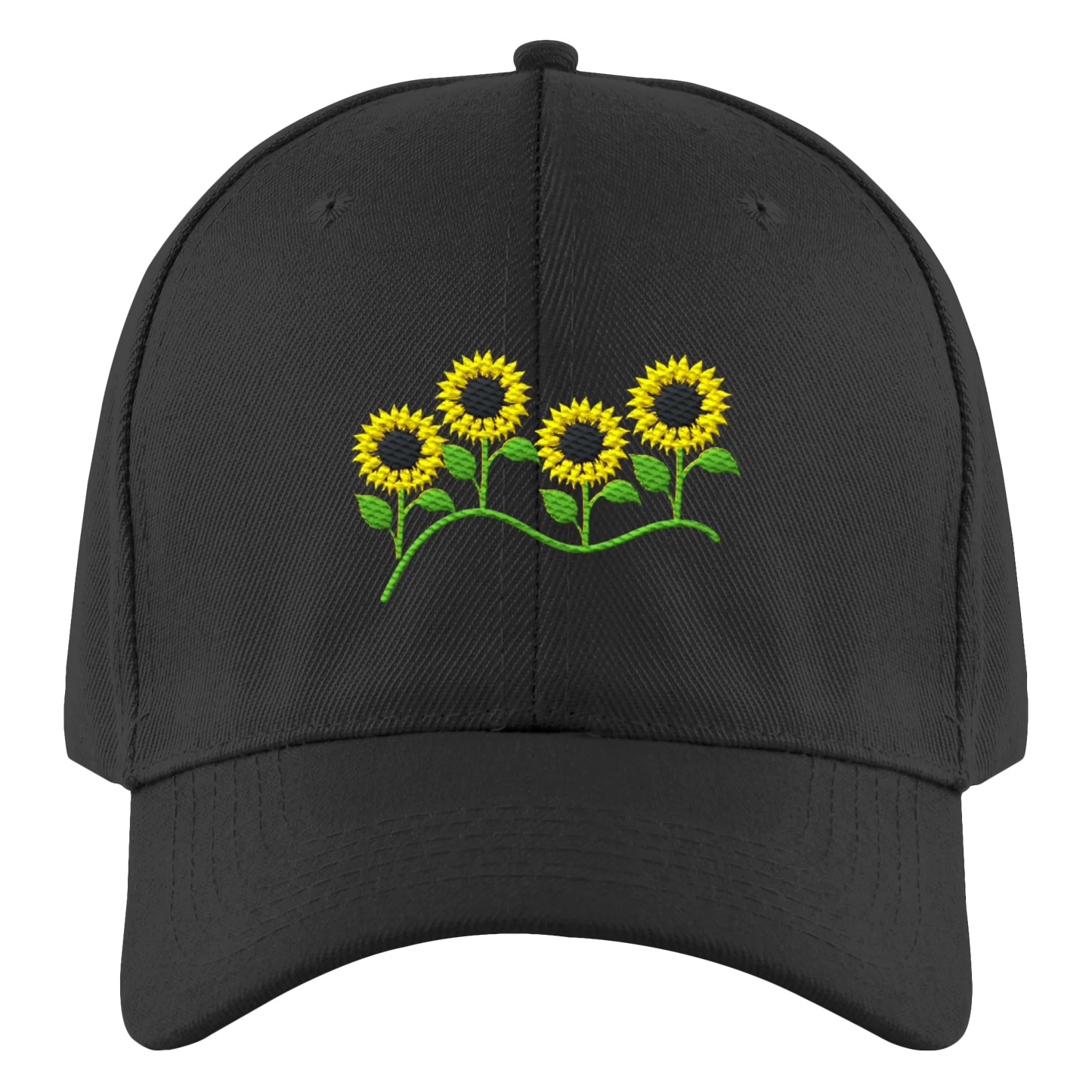 Sunflower Embroidery - Authentic Baseball Cap