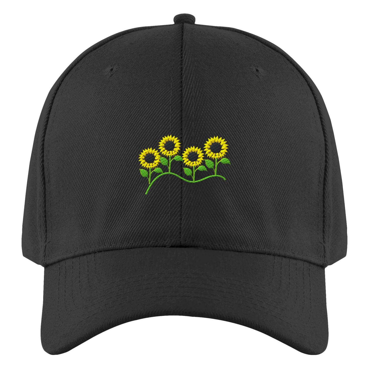 Sunflower Embroidery - Authentic Baseball Cap