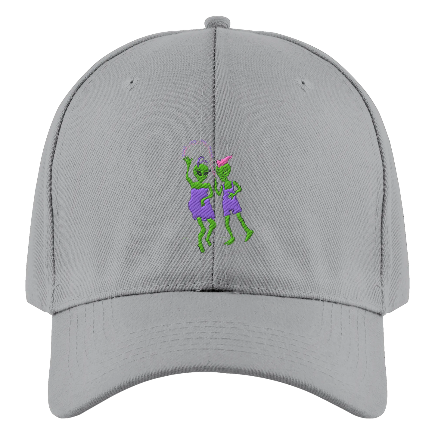 Dancing Aliens Embroidery - Authentic Baseball Cap