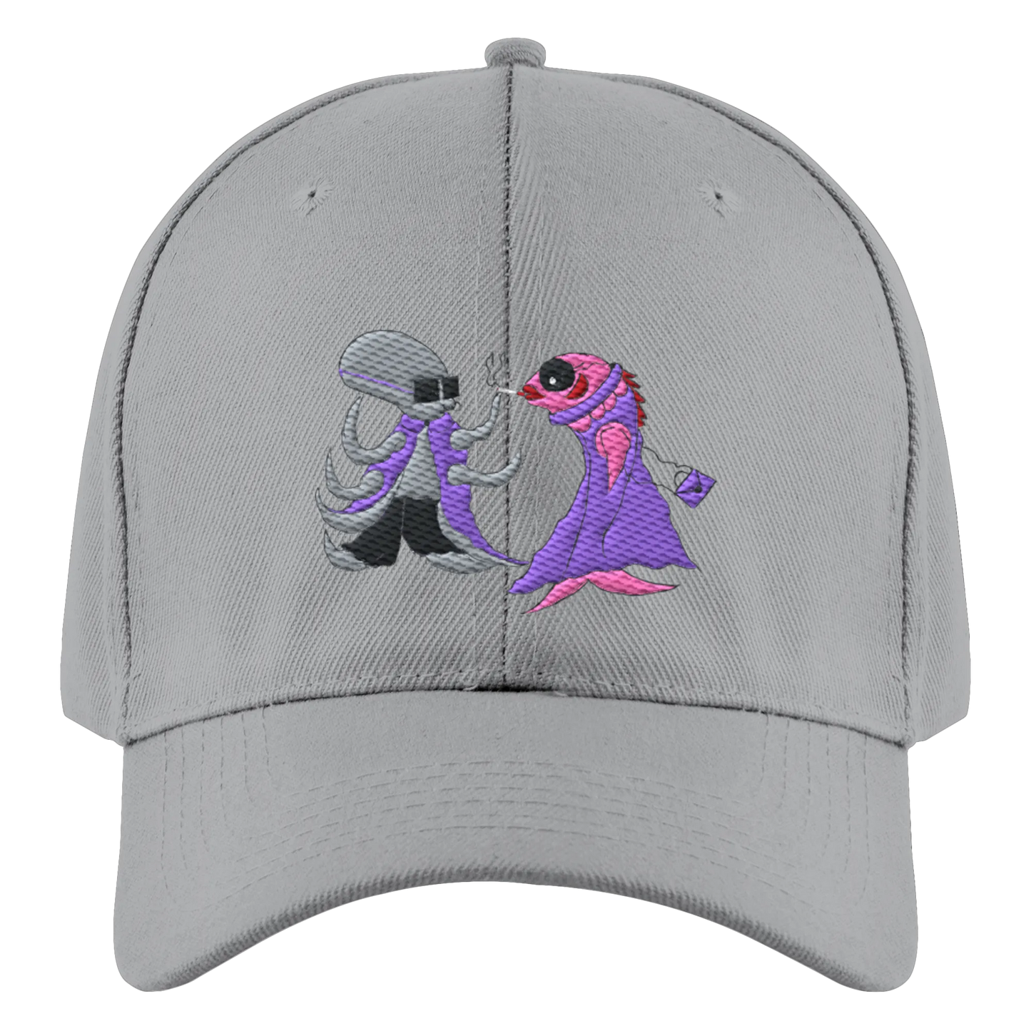 Octo and Fishy embroidery - Authentic Baseball Cap