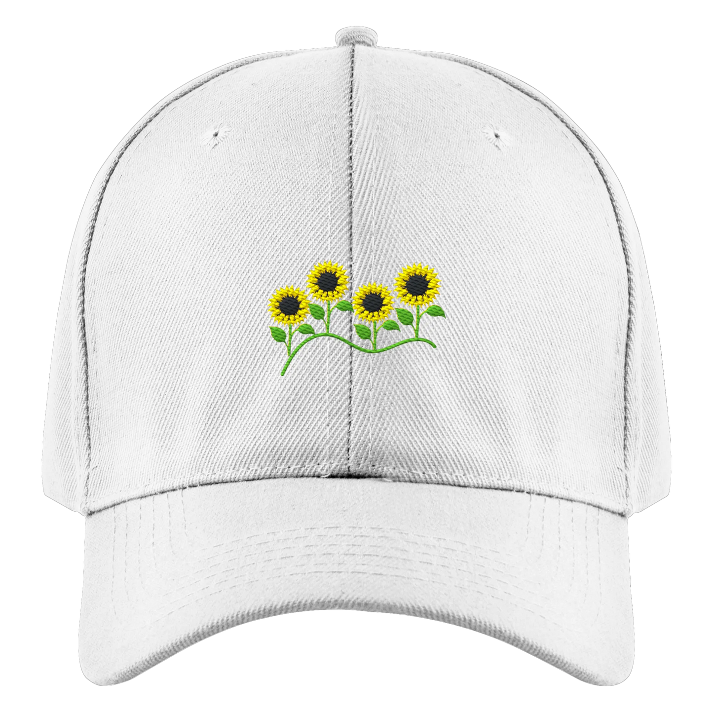 Sunflower Embroidery - Authentic Baseball Cap