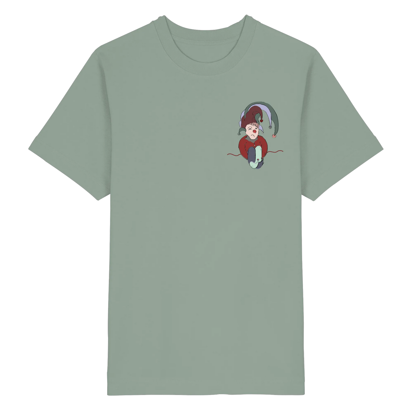 Blue Clown - Heavy Oversized Organic Shirt