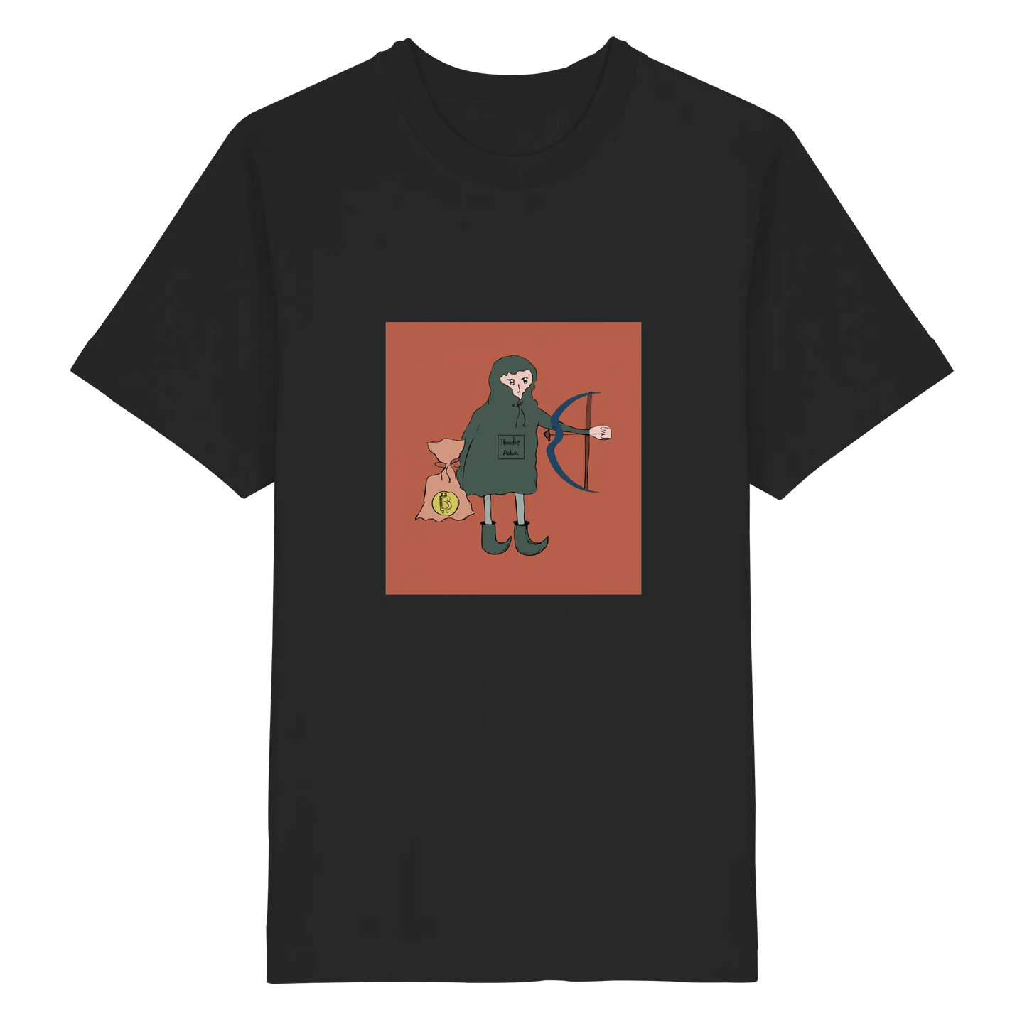 Hoodie Robin - Heavy Oversized Organic Shirt