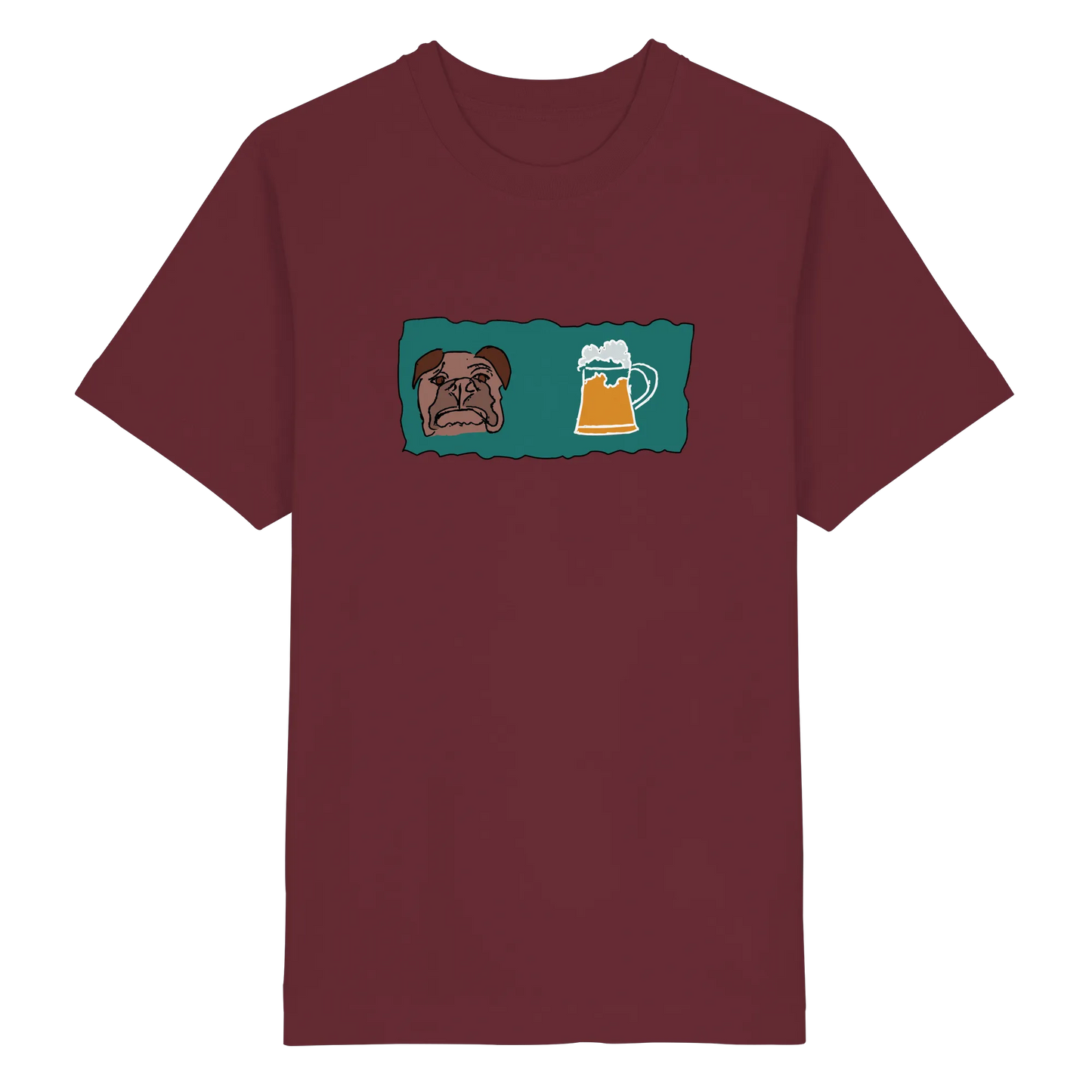 Bark and Brew- Heavy Oversized Organic Shirt