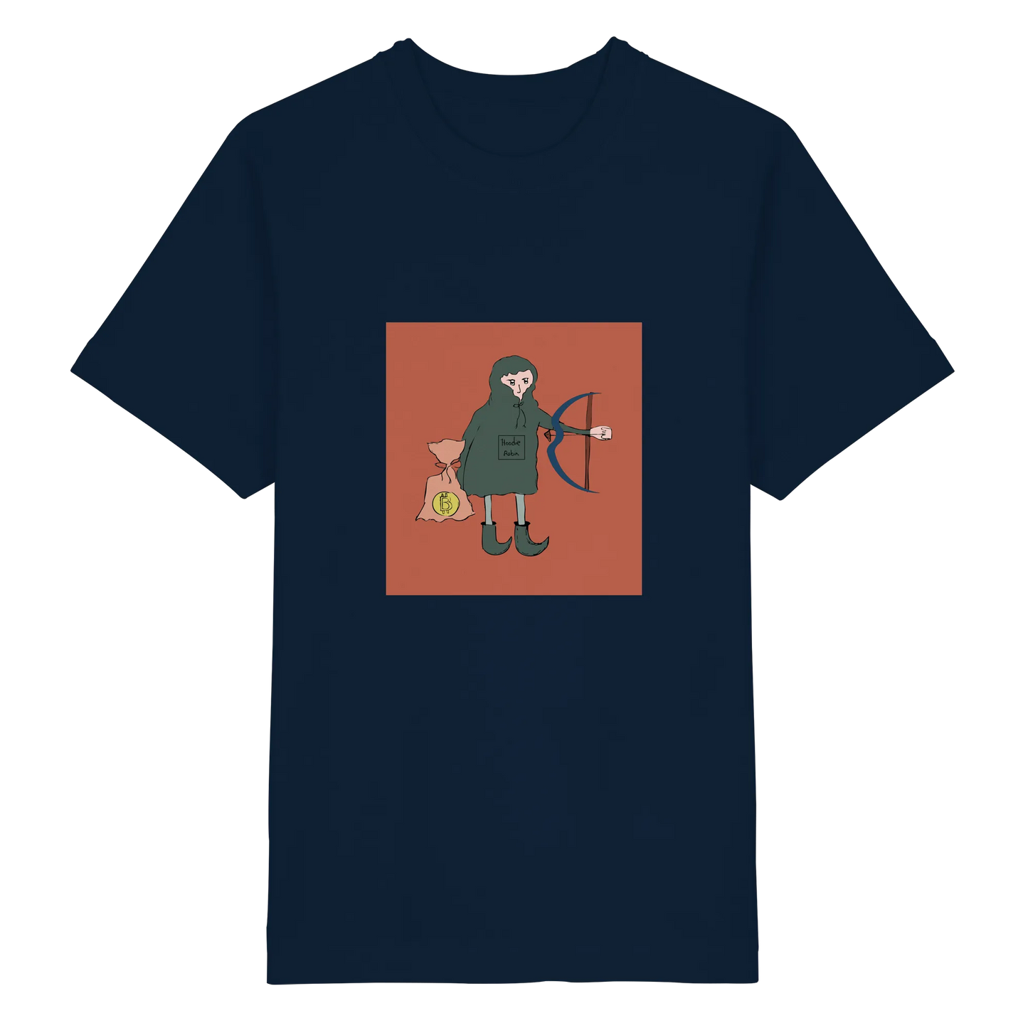 Hoodie Robin - Heavy Oversized Organic Shirt