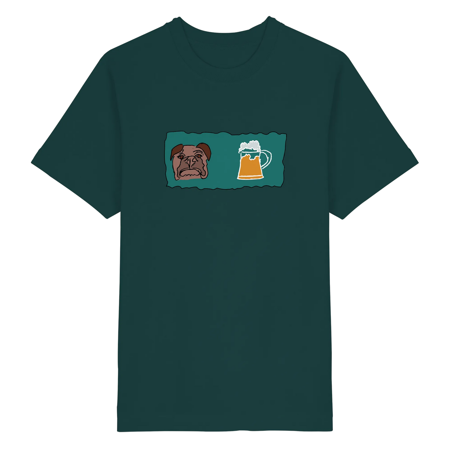 Bark and Brew- Heavy Oversized Organic Shirt