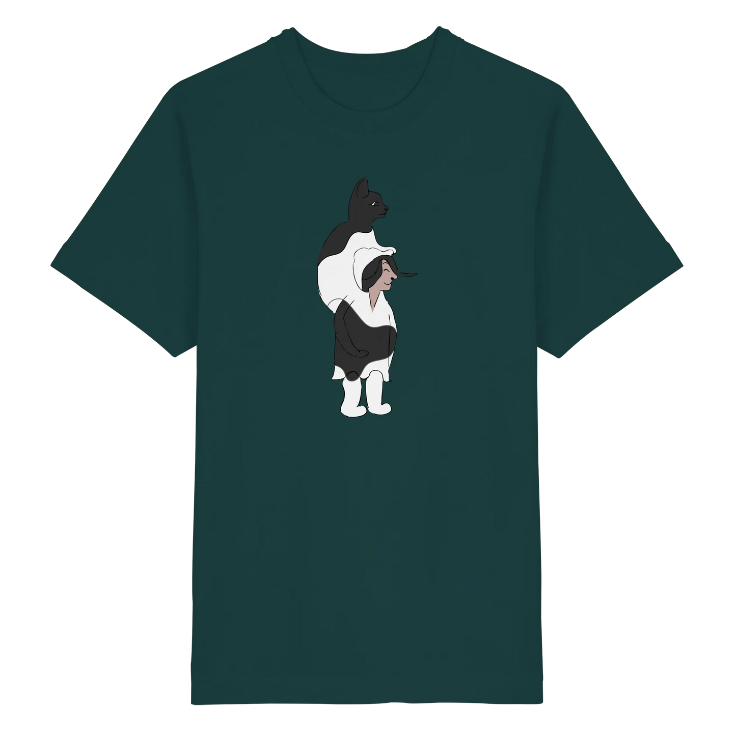 Cat Person - Heavy Oversized Organic Shirt