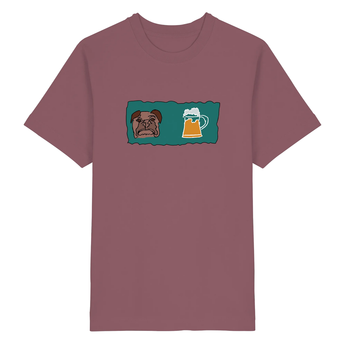 Bark and Brew- Heavy Oversized Organic Shirt