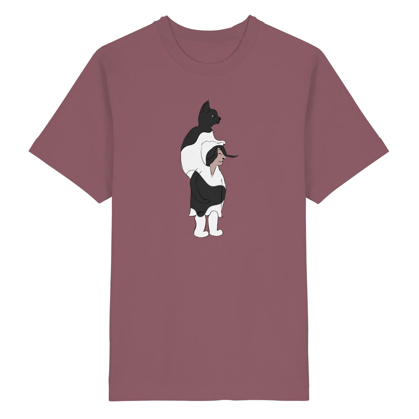 Cat Person - Heavy Oversized Organic Shirt