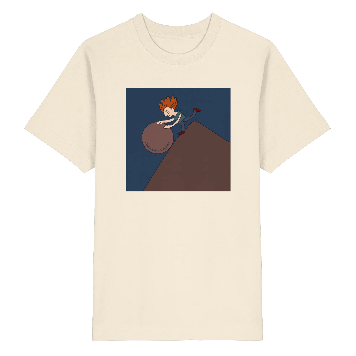 workaholic Sisyphus - Heavy Oversized Organic Shirt