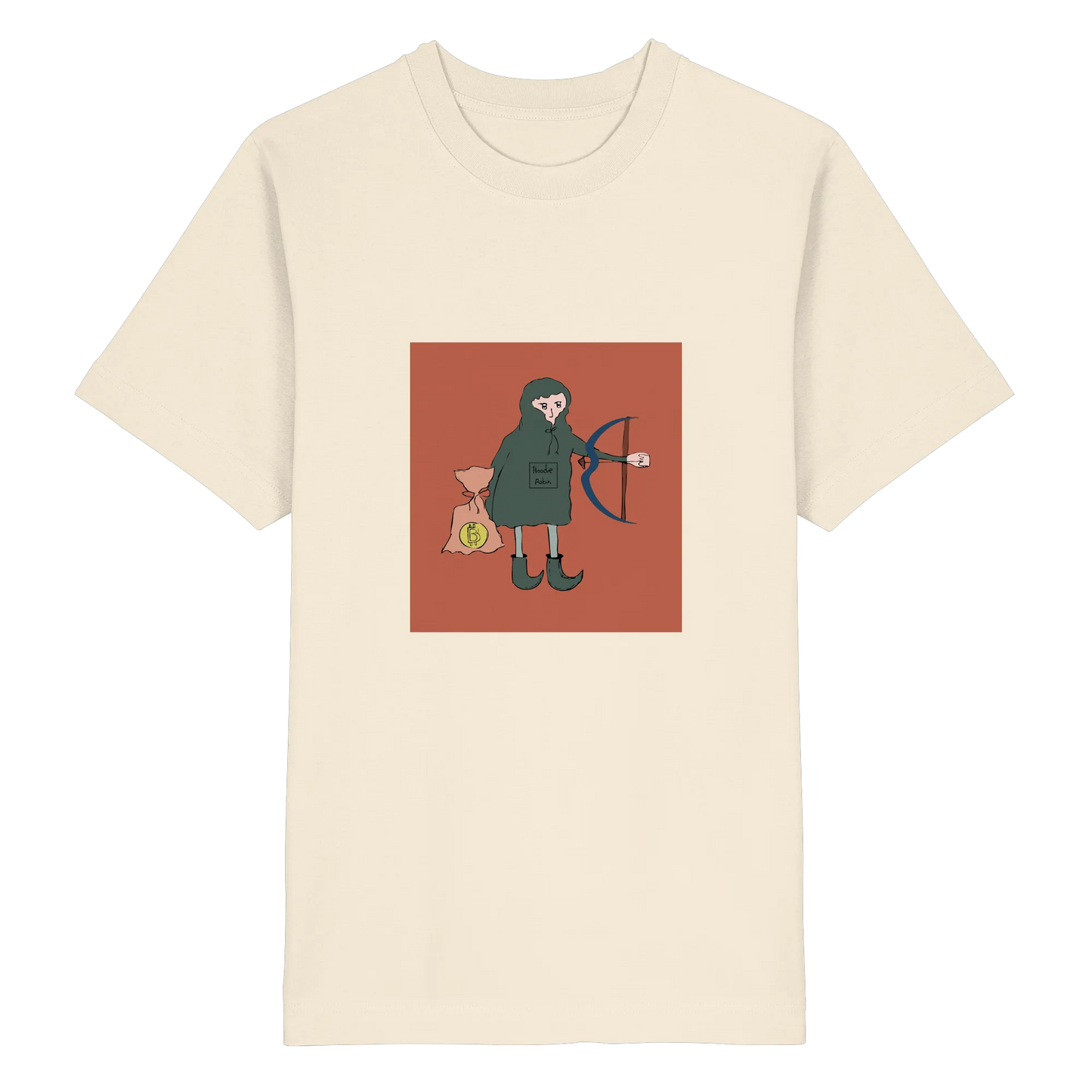 Hoodie Robin - Heavy Oversized Organic Shirt