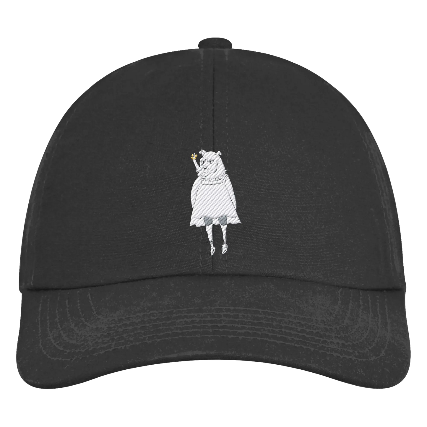 Rhino Embroidery - Organic 6-Panel Cap
