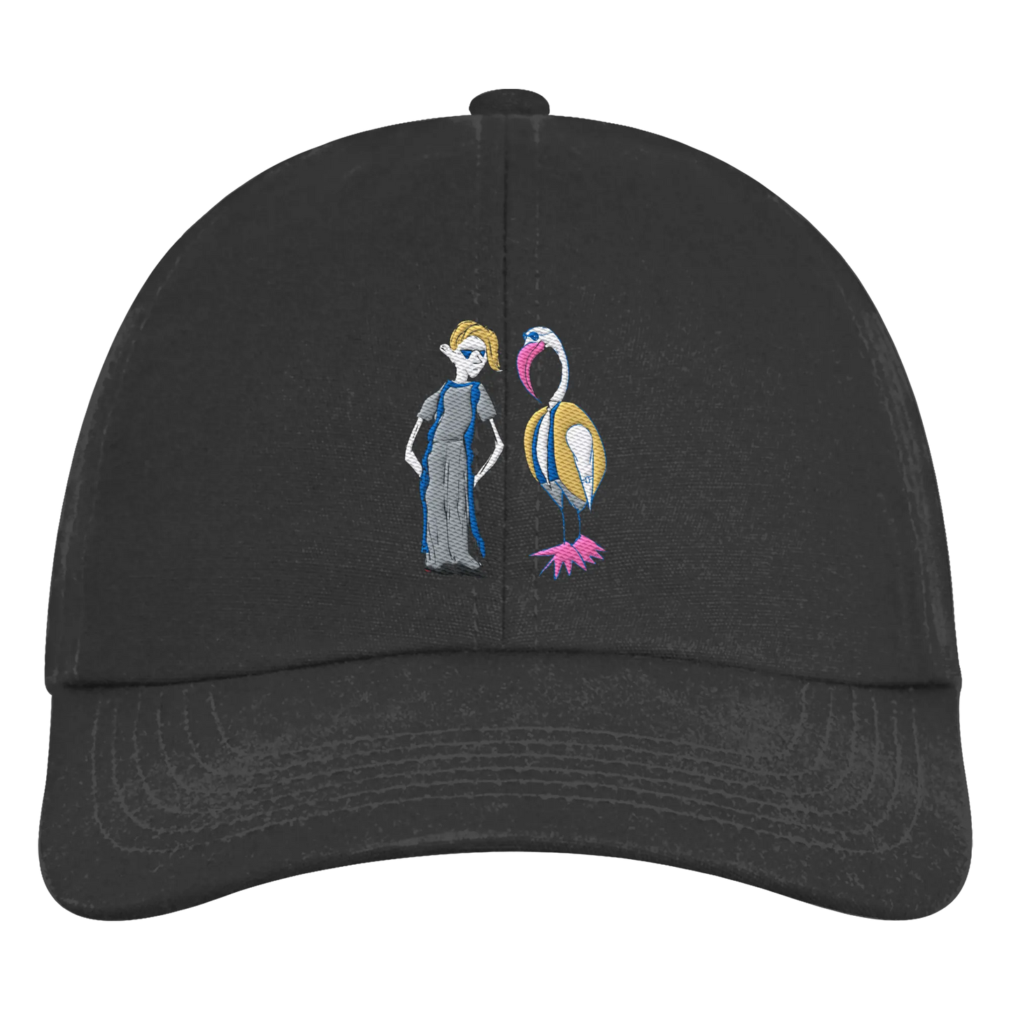 The Boy and the Heron Embroidery - Organic 6-Panel Cap
