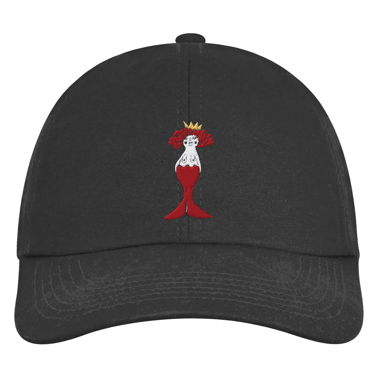 Mermaid Embroidery - Organic 6-Panel Cap