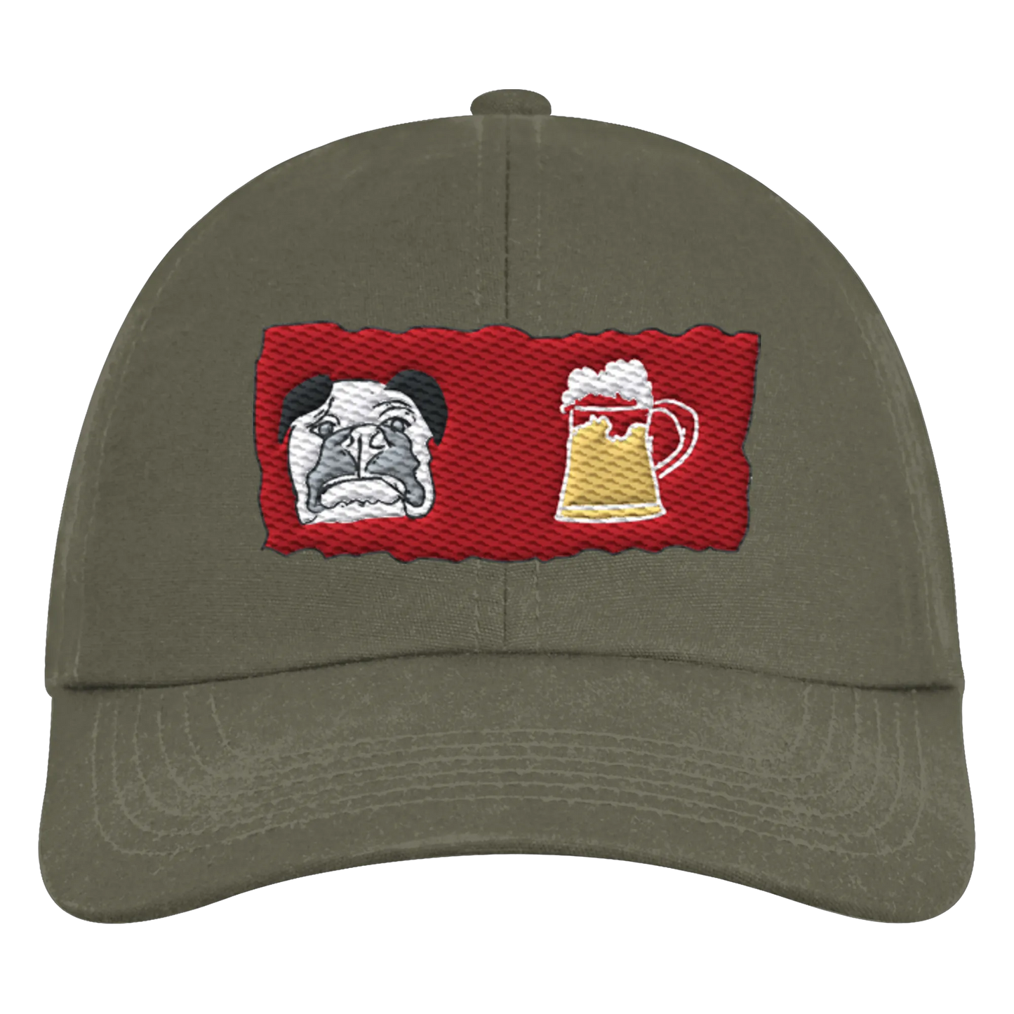 Bark and Brew Embroidery - Organic 6-Panel Cap
