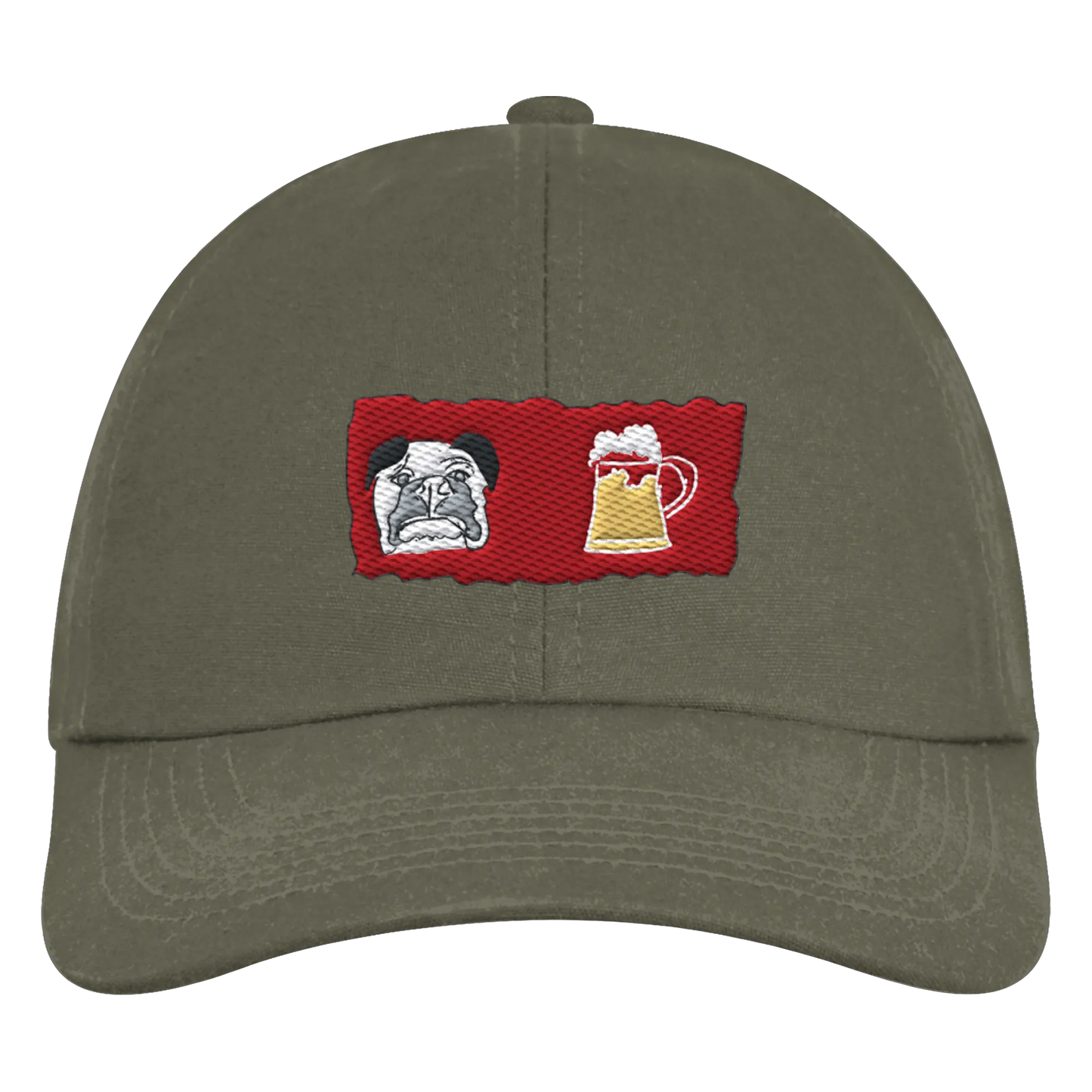 Bark and Brew Embroidery - Organic 6-Panel Cap