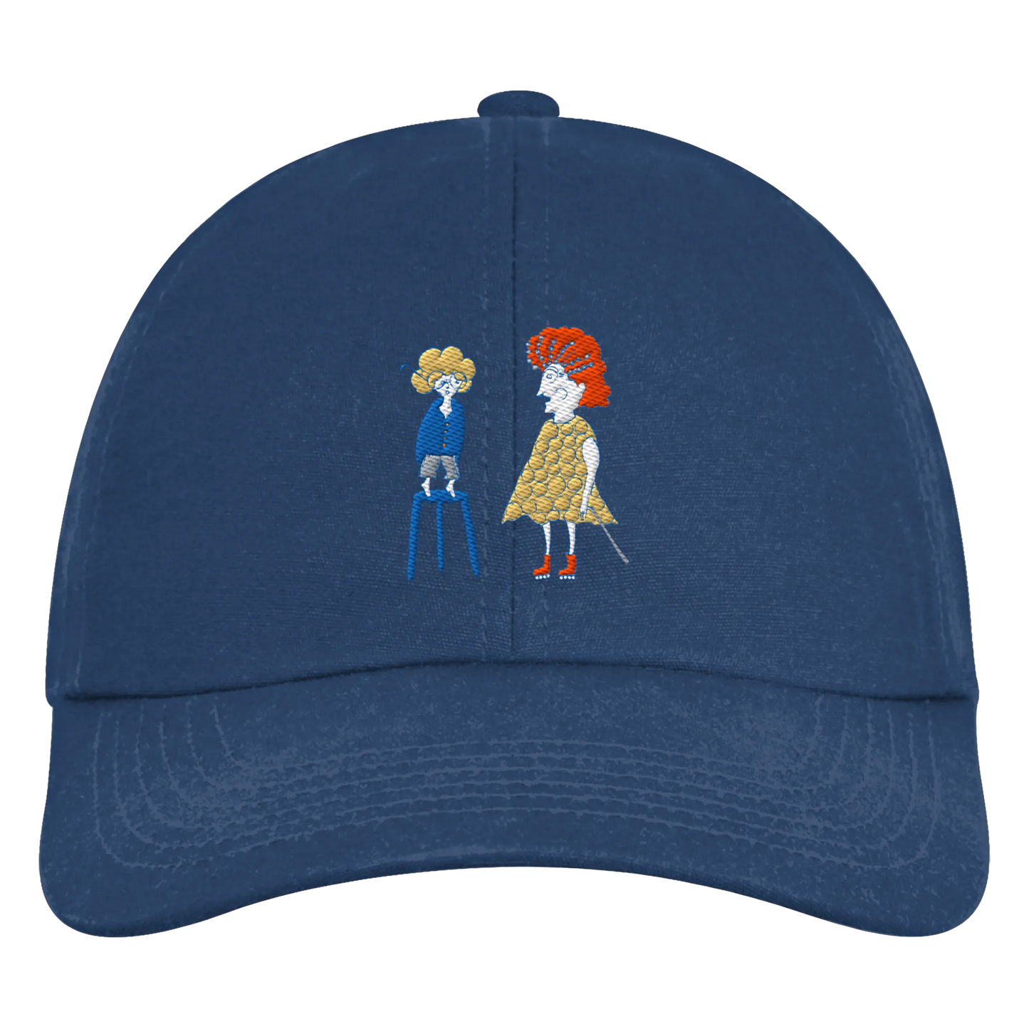 Grandma Embroidery - Organic 6-Panel Cap