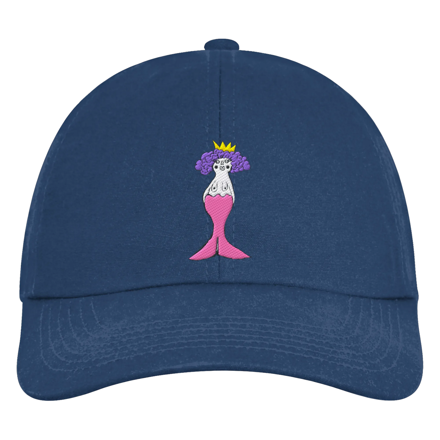 Mermaid Embroidered - Organic 6-Panel Cap