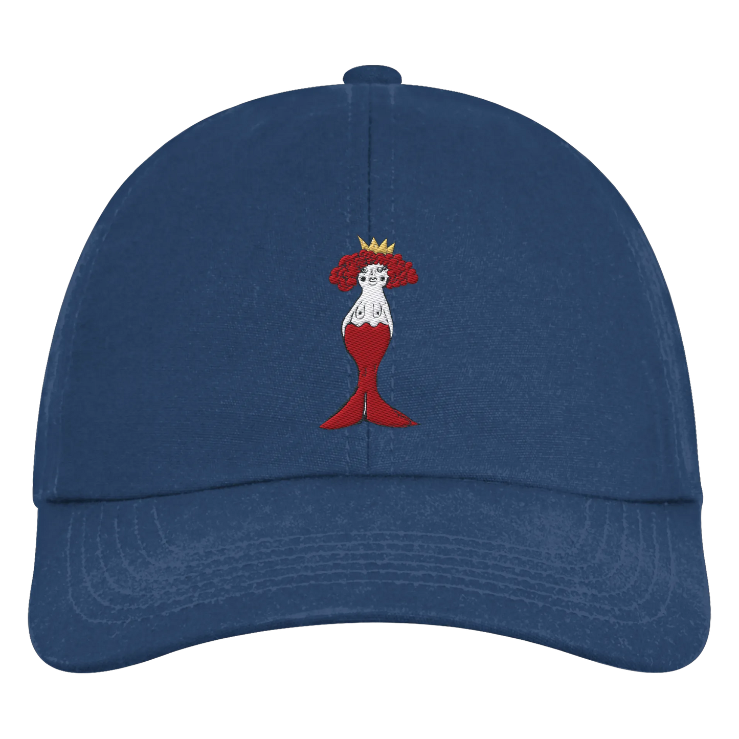 Mermaid Embroidery - Organic 6-Panel Cap