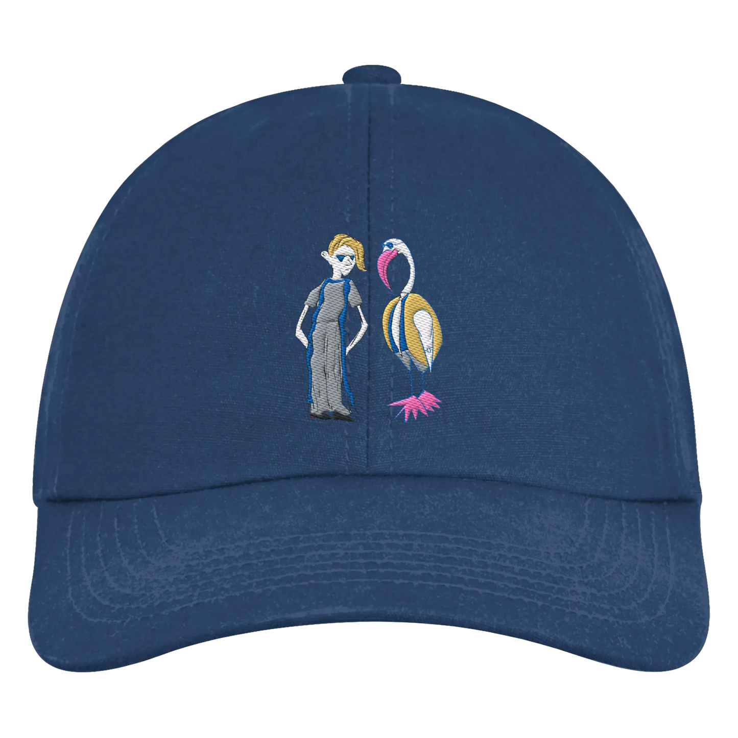 The Boy and the Heron Embroidery - Organic 6-Panel Cap