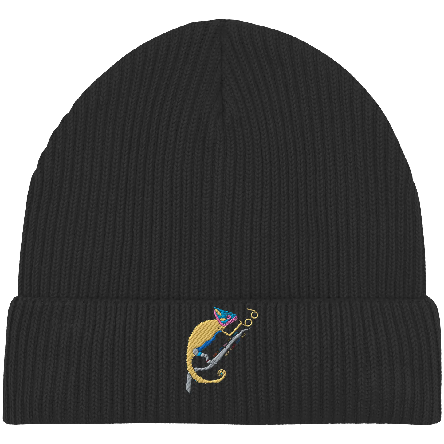 Don't call me Embroidery - Organic Fisherman Beanie