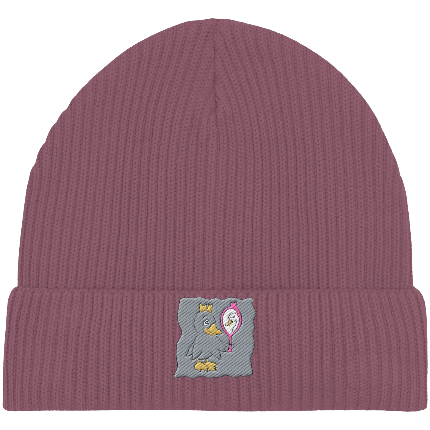 too Narcissist to care/ Embroidery - Organic Fisherman Beanie