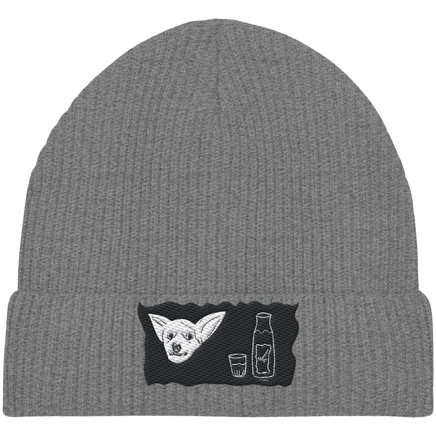 Aragh Sagi Embroidery - Organic Fisherman Beanie