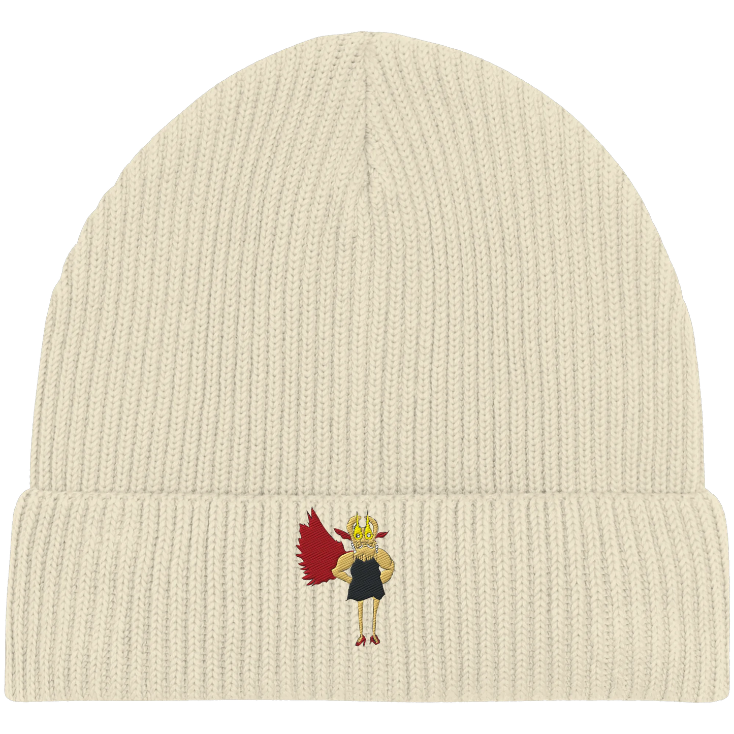 Anger Alchemist Embroidery - Organic Fisherman Beanie