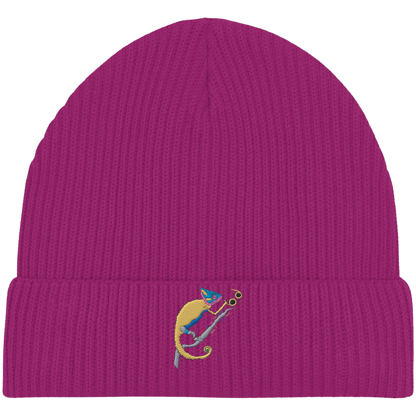 Don't call me Embroidery - Organic Fisherman Beanie