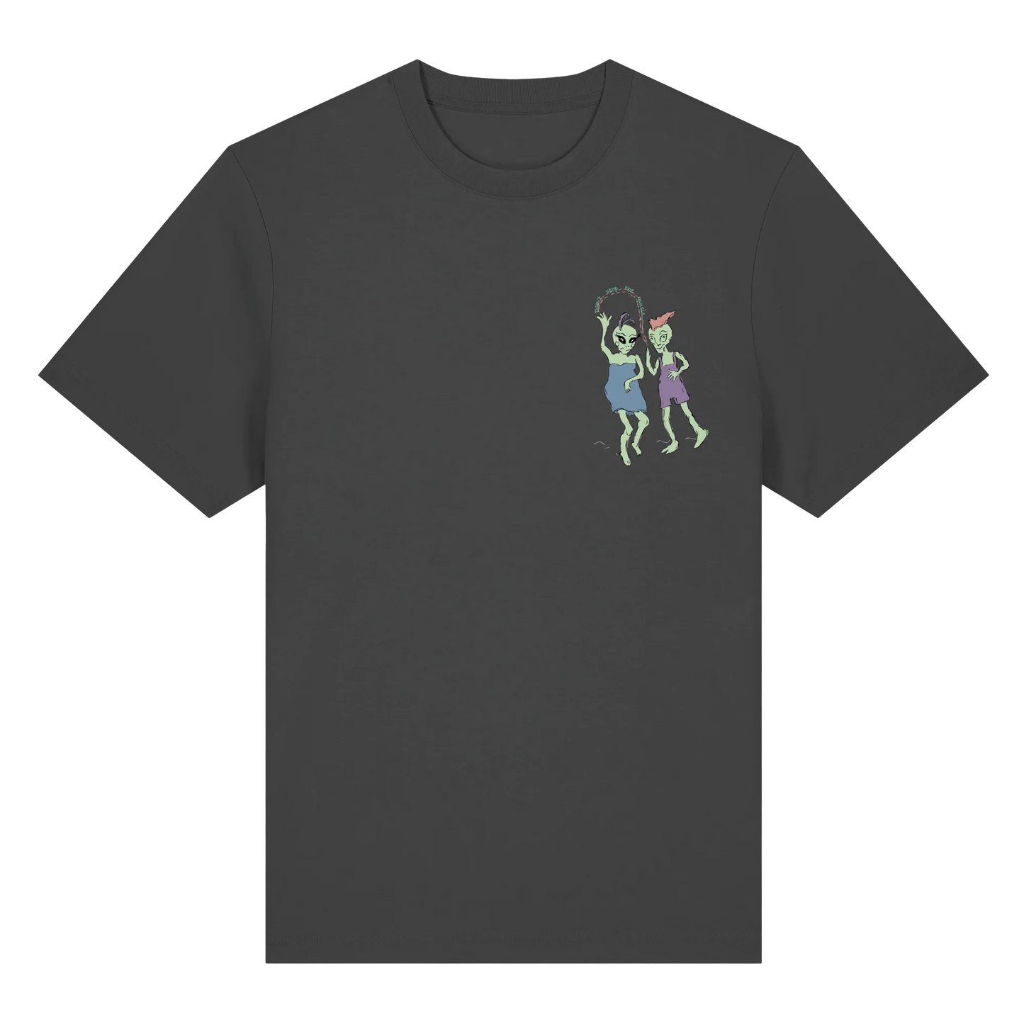 Dancing Aliens! - Organic Heavy T-Shirt