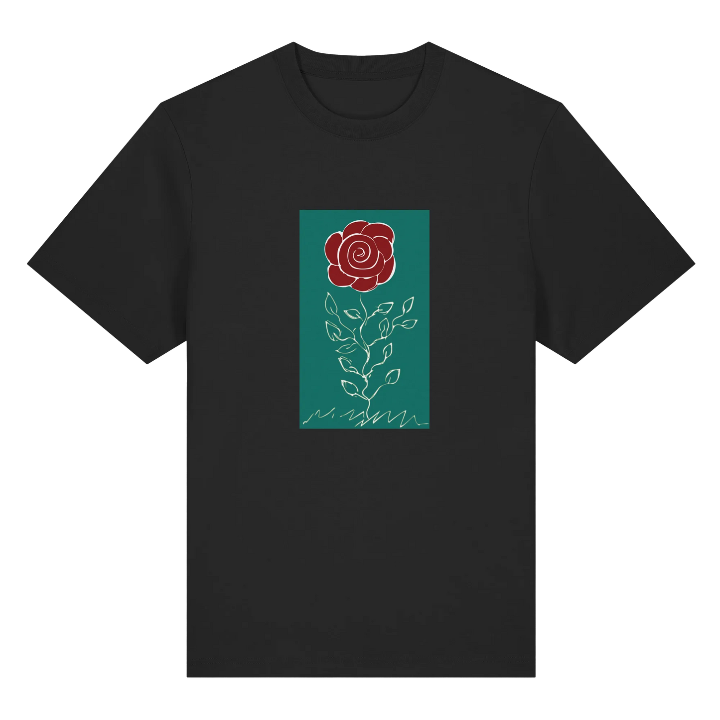 Rose - Organic Heavy T-Shirt