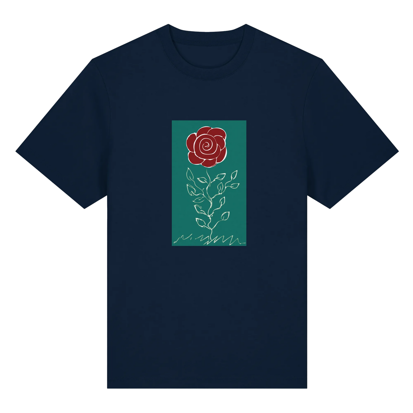 Rose - Organic Heavy T-Shirt