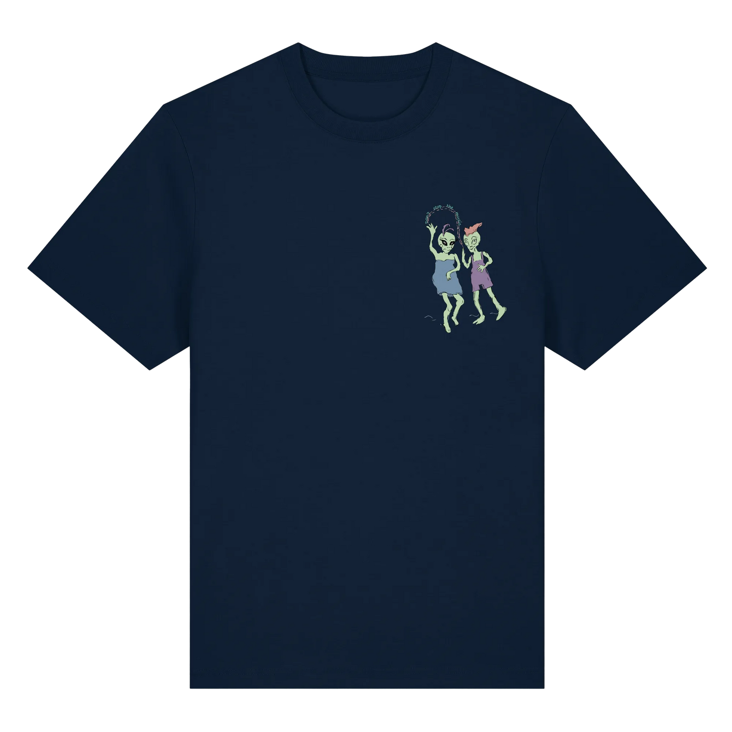 Dancing Aliens! - Organic Heavy T-Shirt