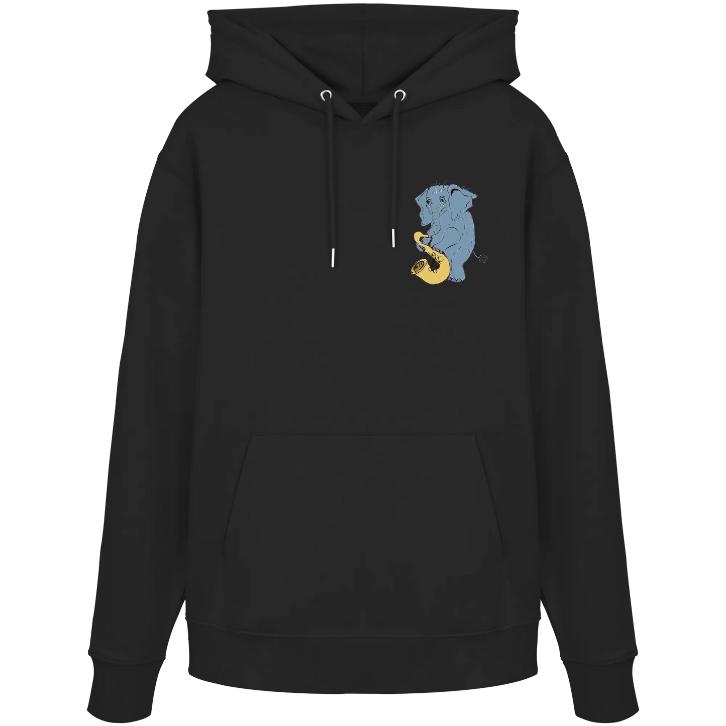 A sad Elephant - Organic Hoodie