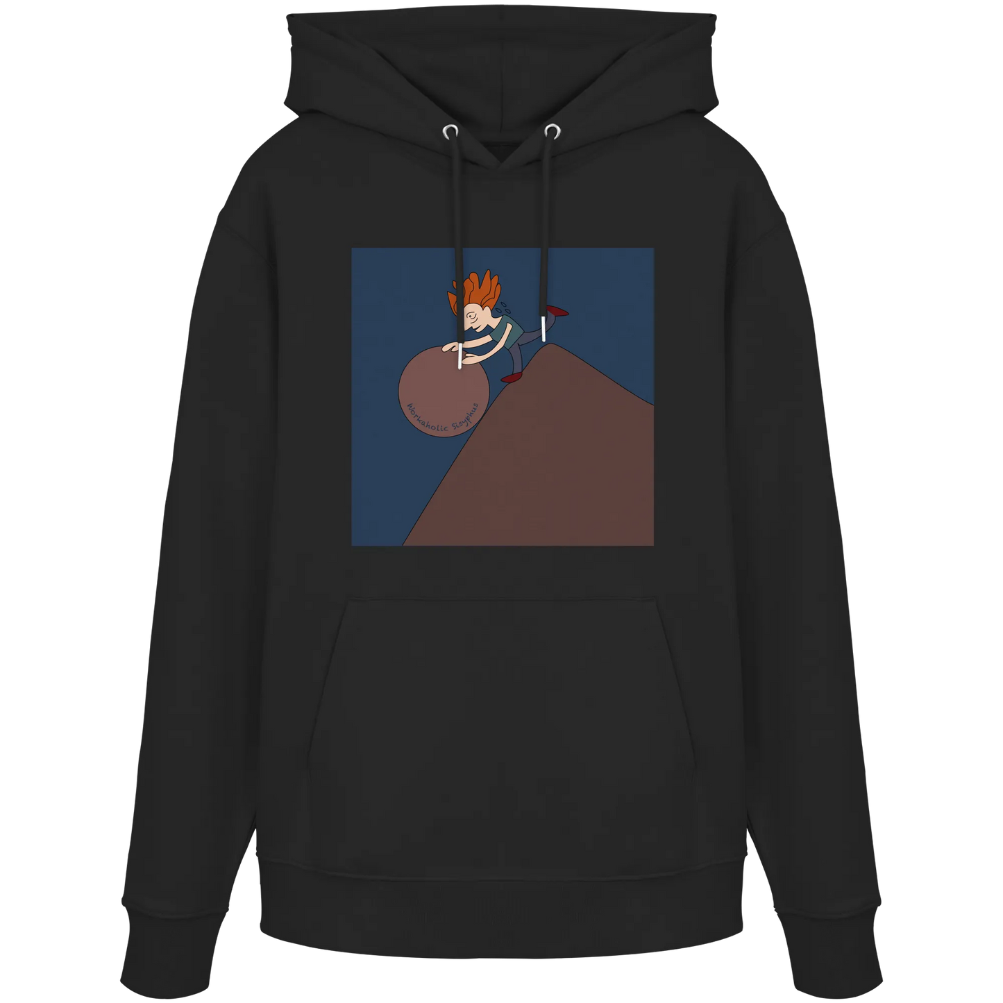 workaholic Sisyphus - Organic Hoodie