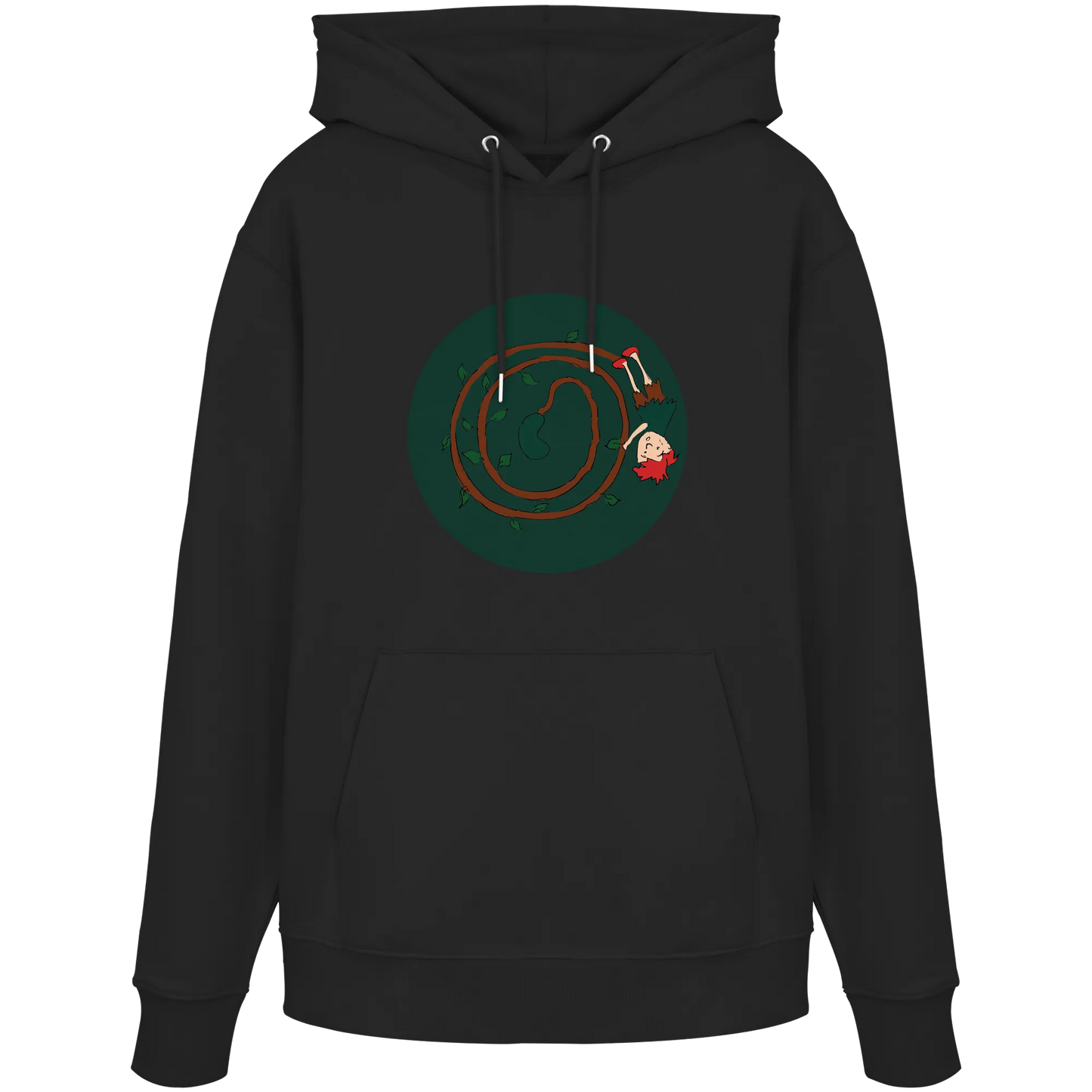 Jack and mushrooms - Organic Hoodie