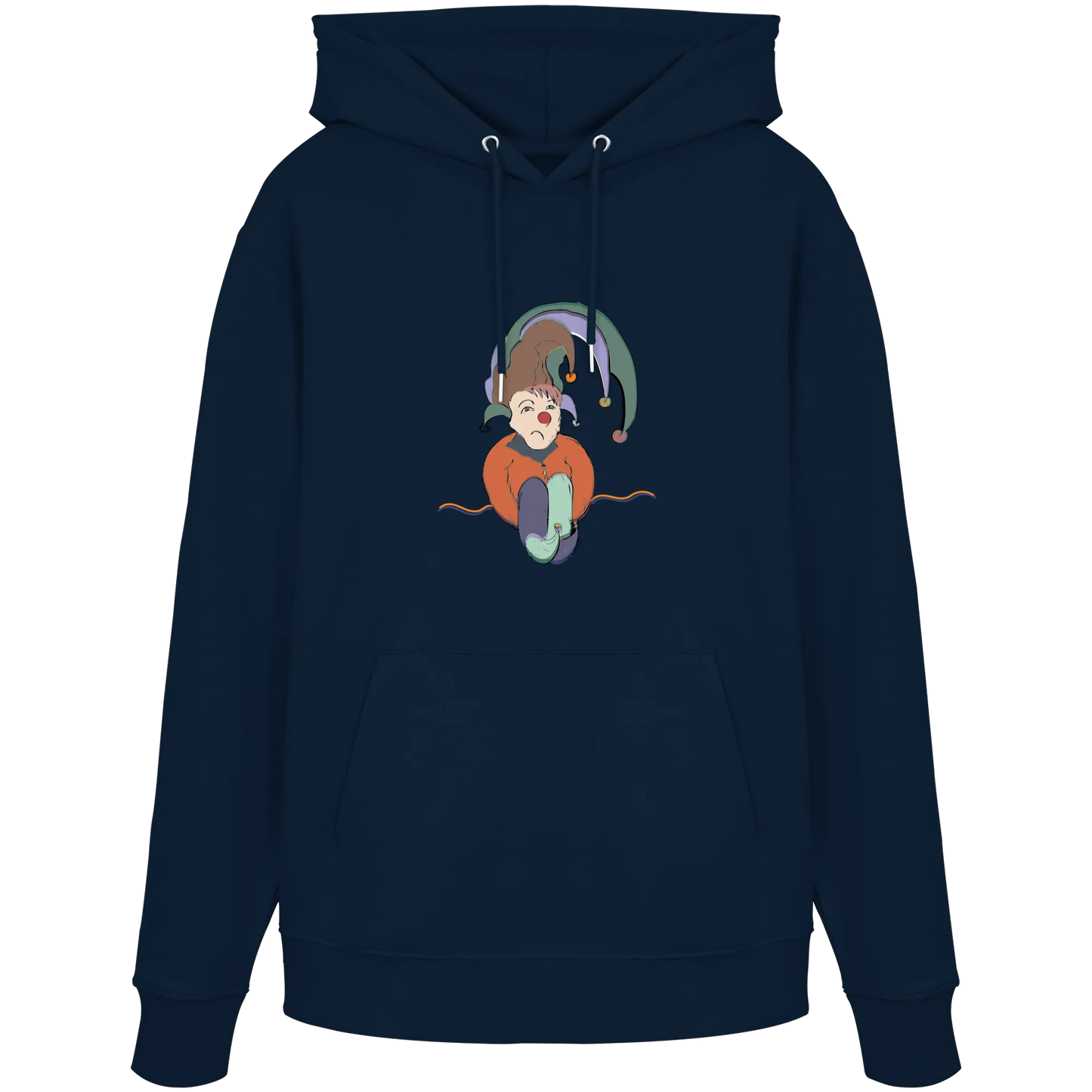 Blue Clown - Organic Hoodie
