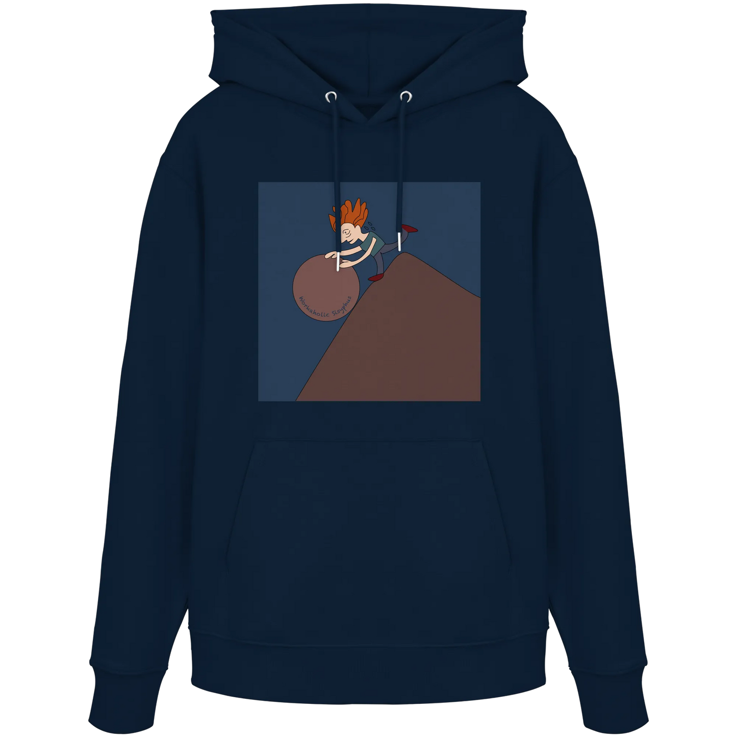 workaholic Sisyphus - Organic Hoodie