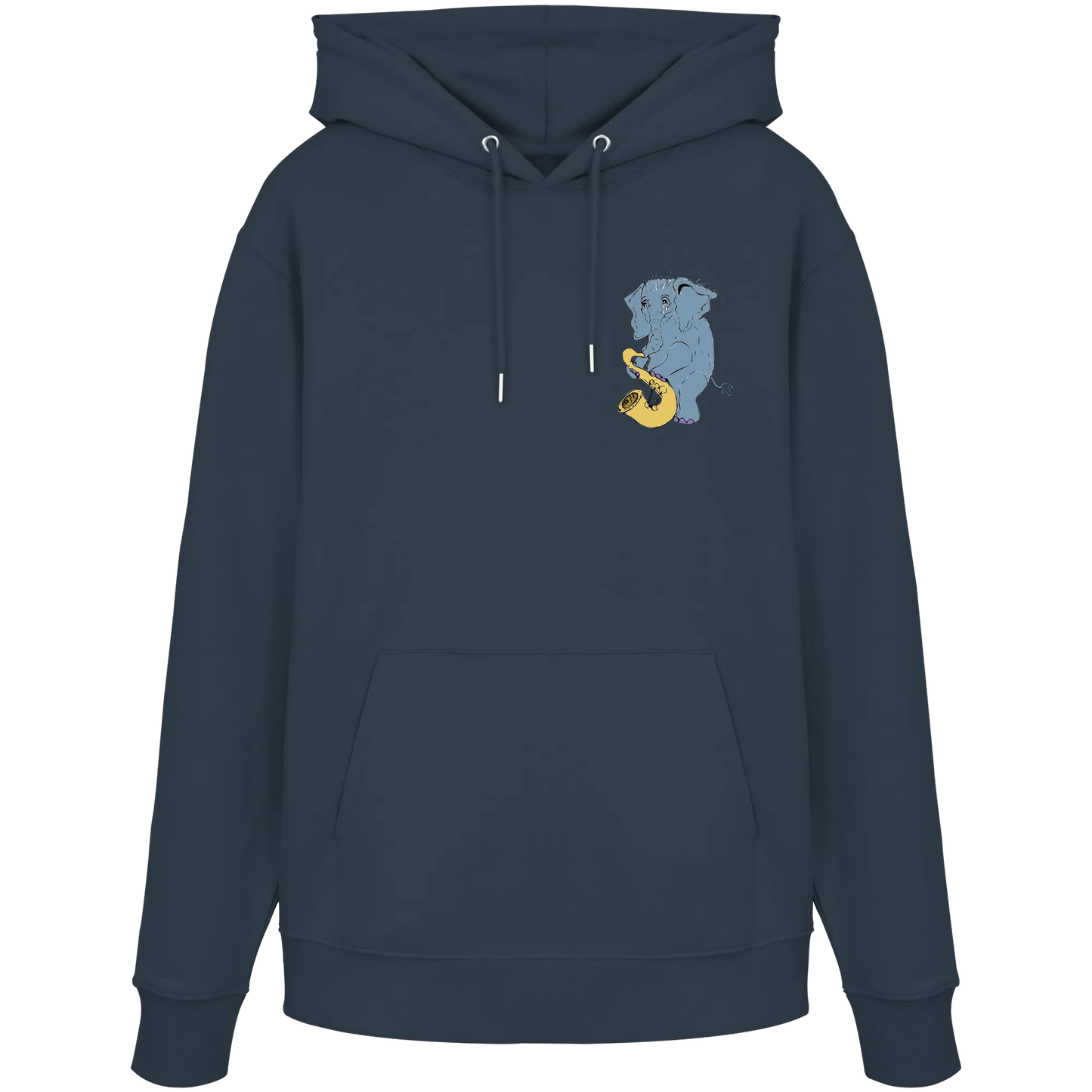A sad Elephant - Organic Hoodie
