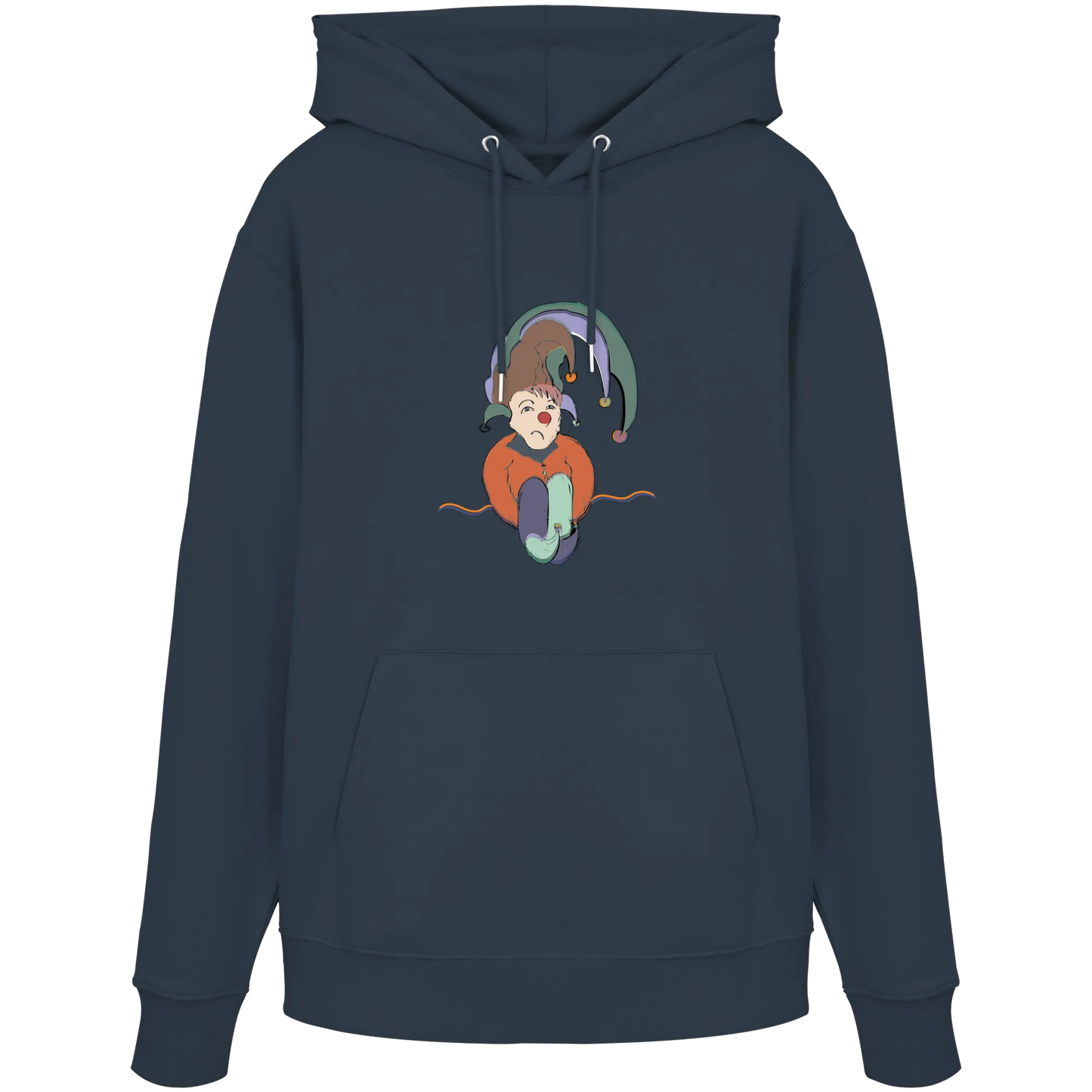 Blue Clown - Organic Hoodie
