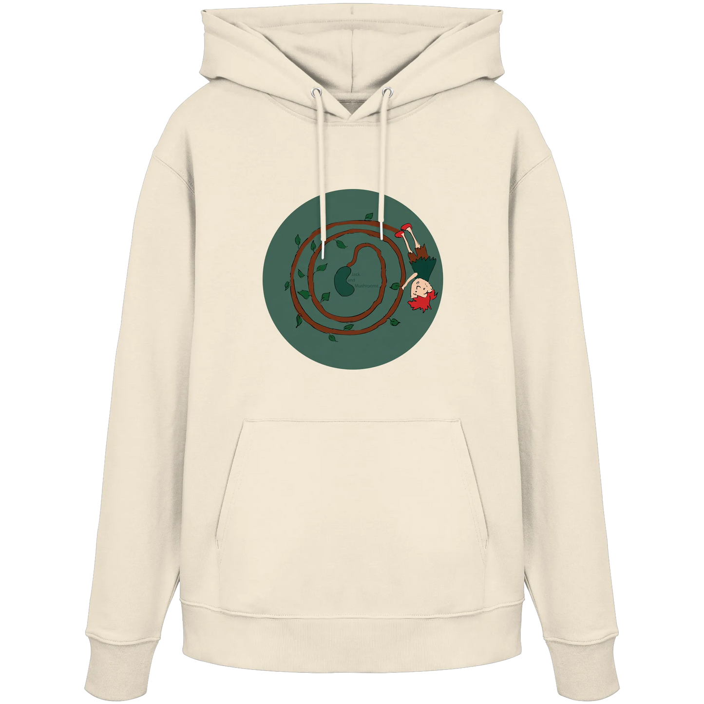 Jack and mushrooms - Organic Hoodie