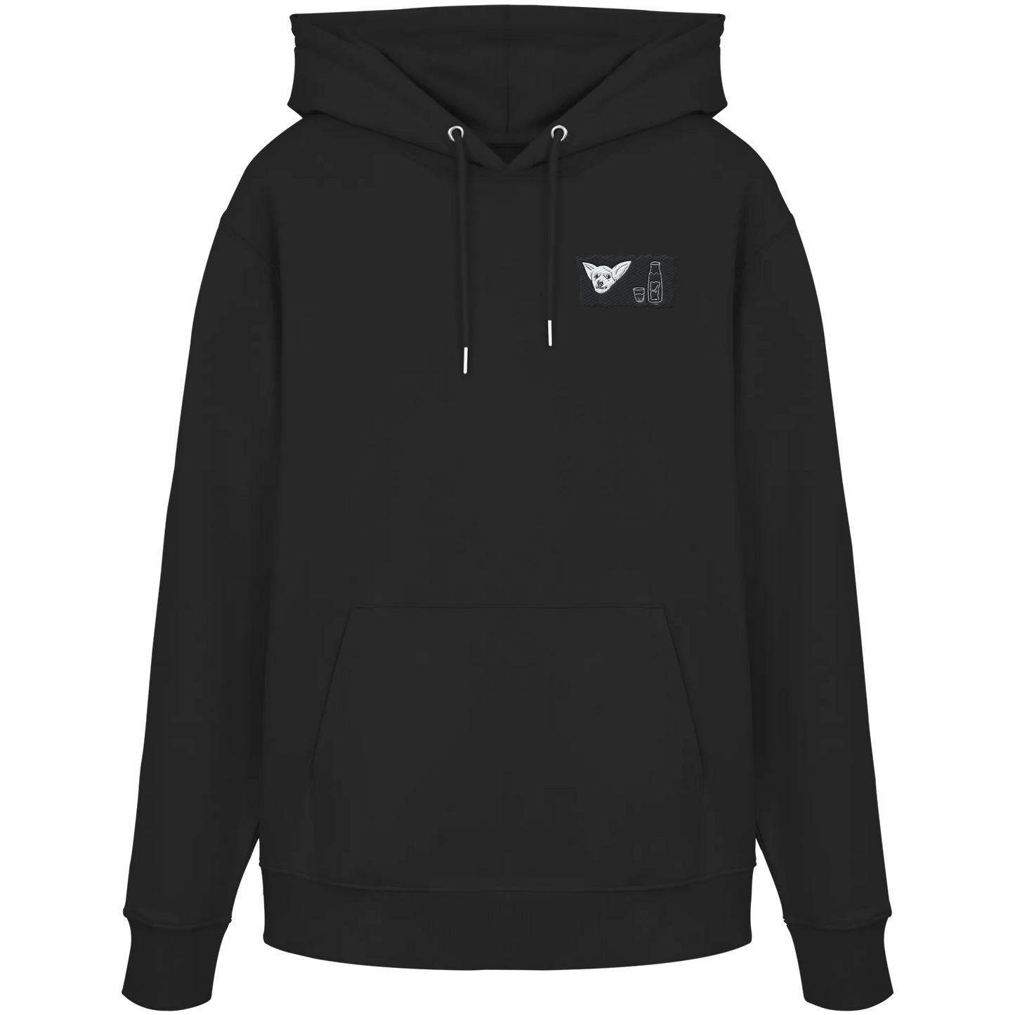 Aragh Sagi Embroidery - Organic Hoodie (Stick)