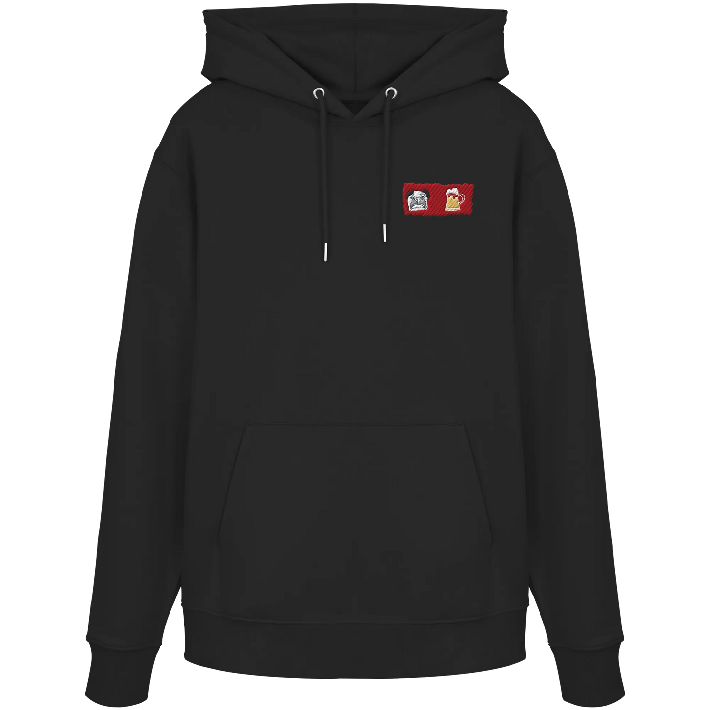 Bark and Brew Embroidery - Organic Hoodie (Stick)