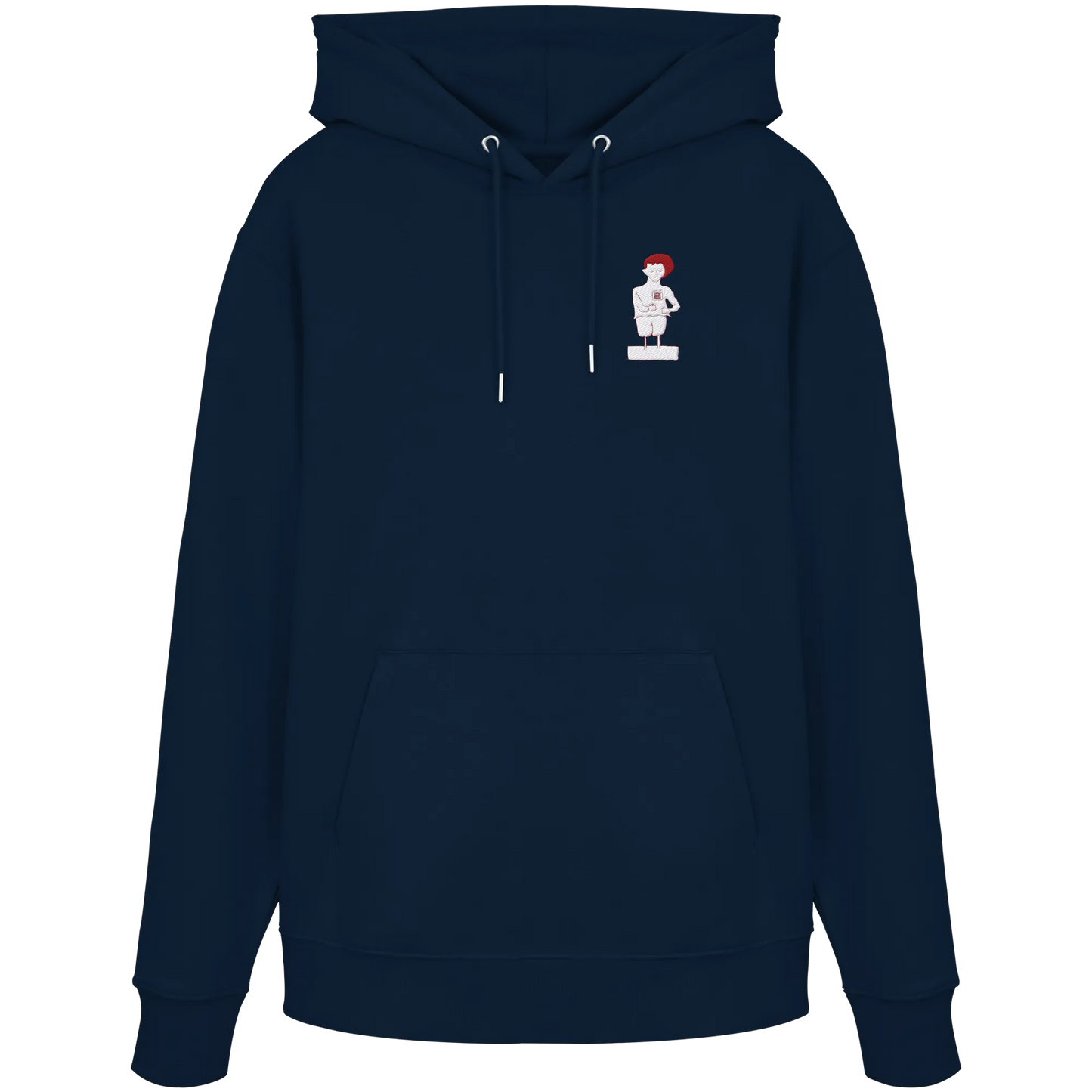 Connecting Embroidery - Organic Hoodie (Stick)