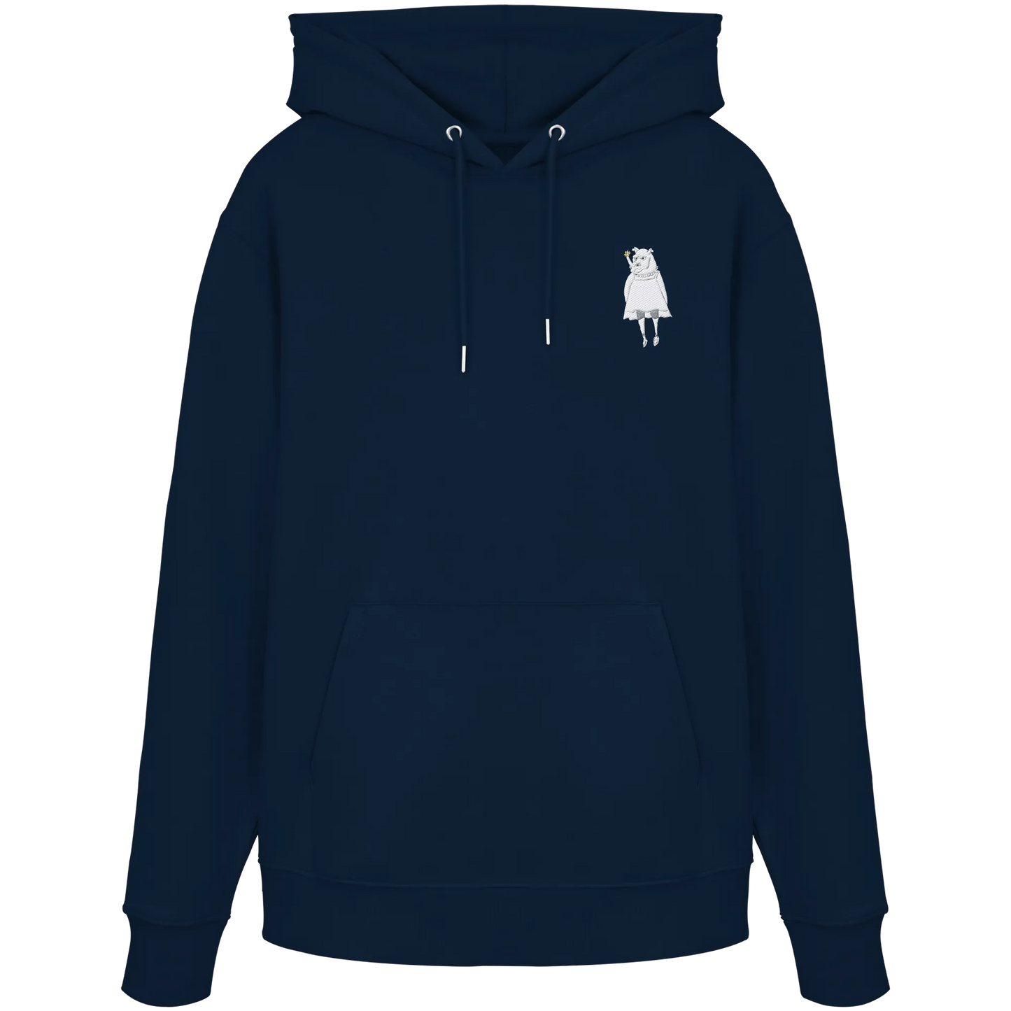 Rhino Embroidery - Organic Hoodie (Stick)